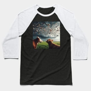 Raining Cats and Dogs Baseball T-Shirt